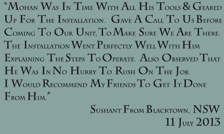 feedback blacktown